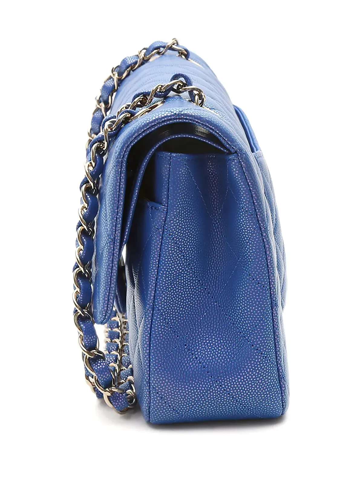 CHANEL ビンテージ クラシックフラップ ショルダーバッグ - ブルー - 画像2