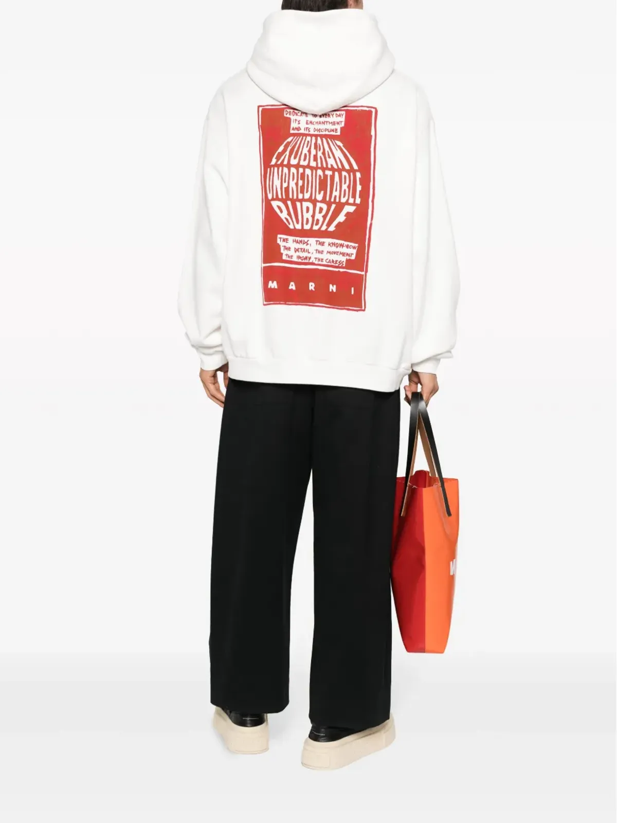 Marni グラフィックプリント コットン パーカー - 画像2