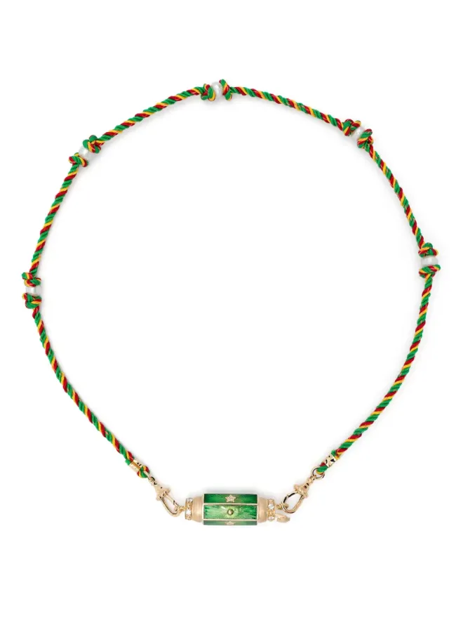 Marie Lichtenberg Marie Lichtenberg 14kt yellow gold Baby Locket diamond necklaceの商品画像