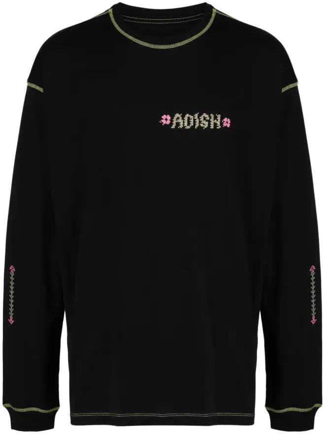 Adish Adish Tatreez ロゴ刺繍 Tシャツの商品画像