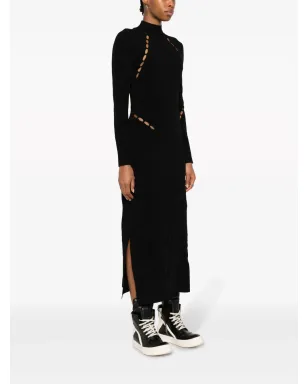 Y-3 インゲサン デヴォレ編みドレス ブラック - サムネイル3