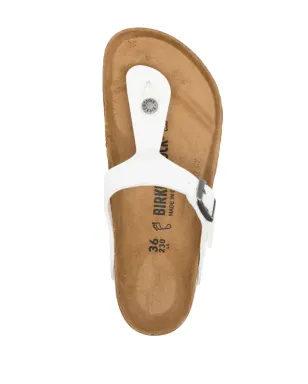 Birkenstock Gizeh Birko-Flor トングサンダル - White - サムネイル4
