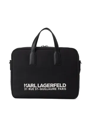 Karl Lagerfeld Rue St-Guillaume ブリーフケース - ブラック - サムネイル1