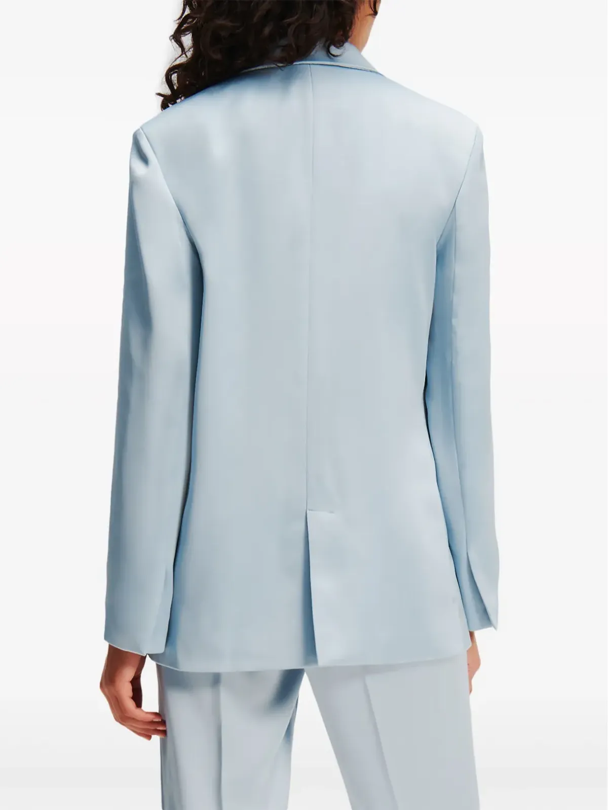 Karl Lagerfeld シングルブレスト サテンブレザー - 画像4