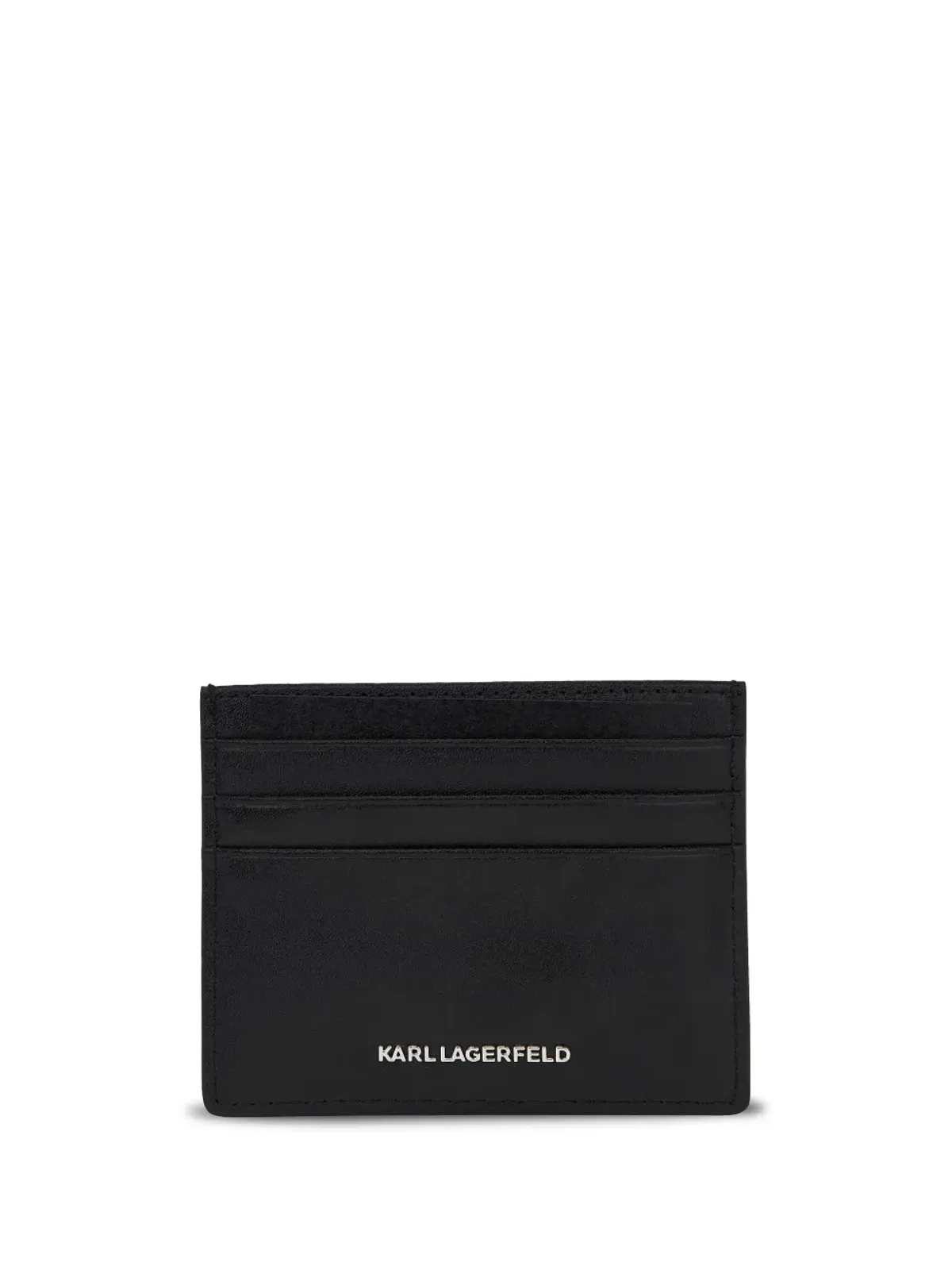 Karl Lagerfeld Ikon パーフォレーテッド カードホルダー ブラック - 画像2