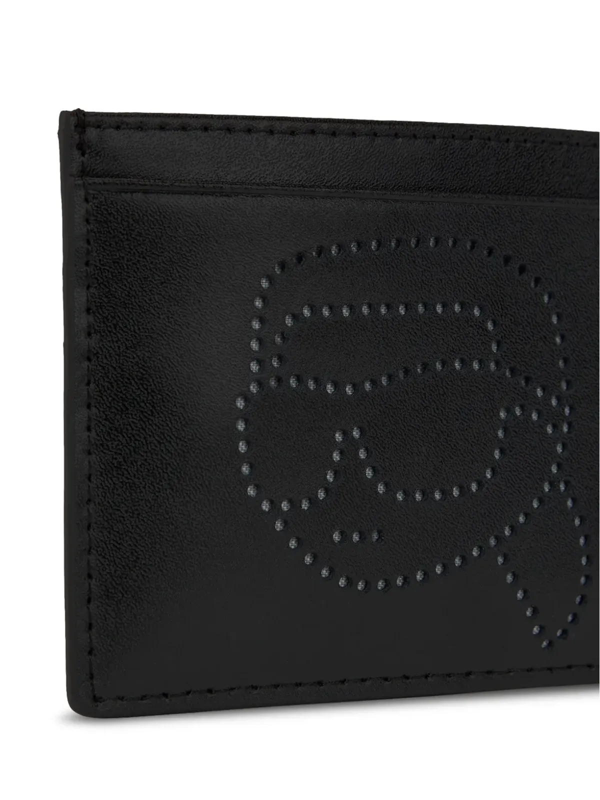Karl Lagerfeld Ikon パーフォレーテッド カードホルダー ブラック - 画像4