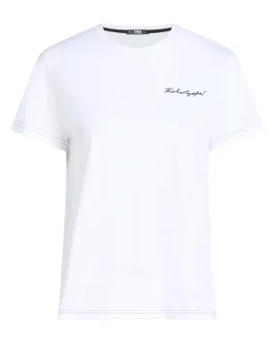 Karl Lagerfeld Karl Signature クルーネック コットンTシャツ - サムネイル1