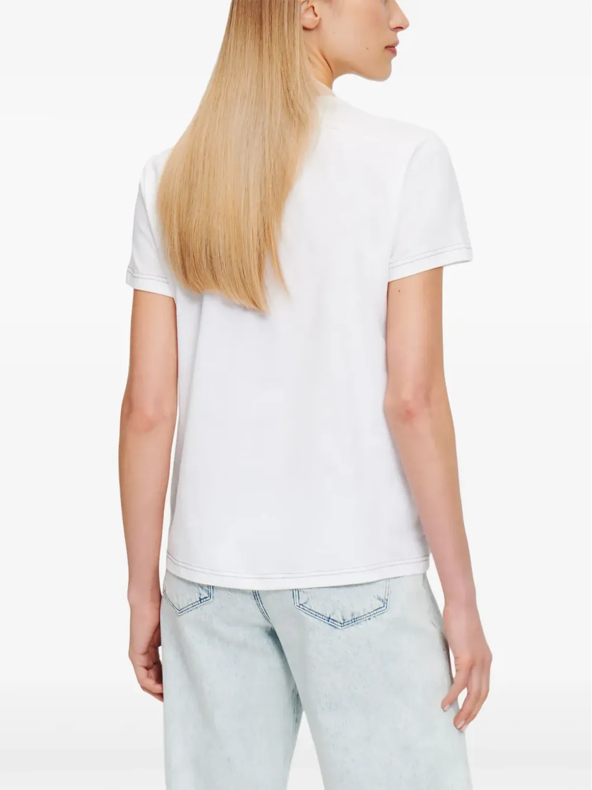 Karl Lagerfeld Karl Signature クルーネック コットンTシャツ - 画像4