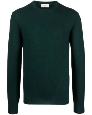 Altea グリーンの細身のバージンウール ジャンパー - サムネイル1