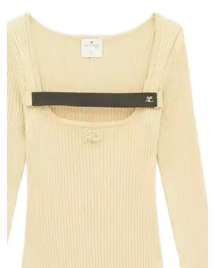 Courrèges ロングスリーブ ドレス - サムネイル2