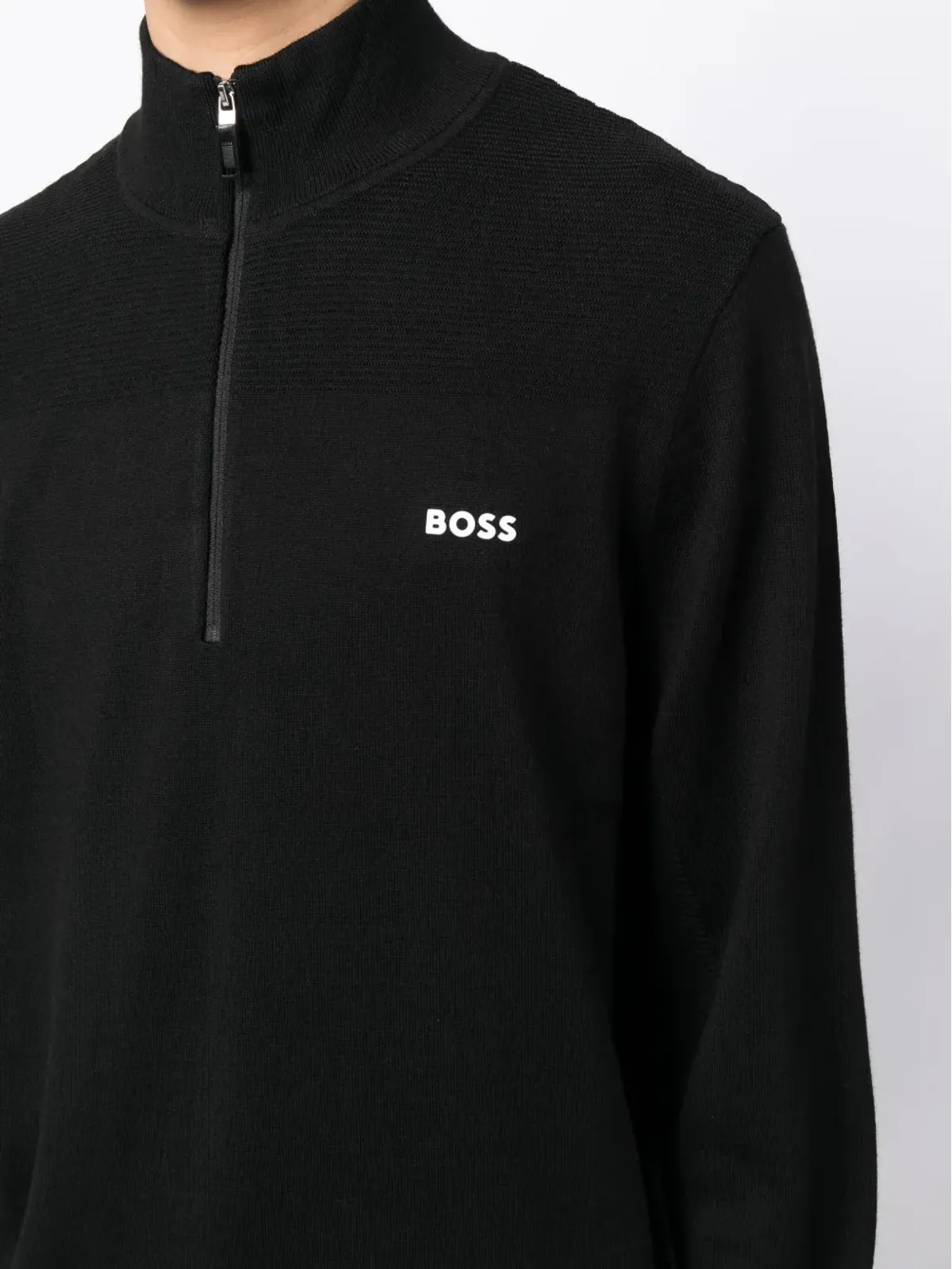 BOSS Momentum スウェットシャツ - ブラック - 画像5