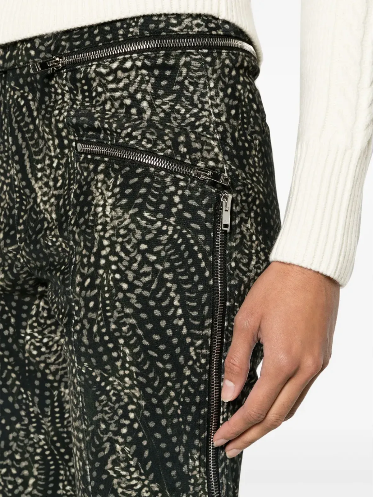 ISABEL MARANT Izis スリムフィットパンツ - 画像5