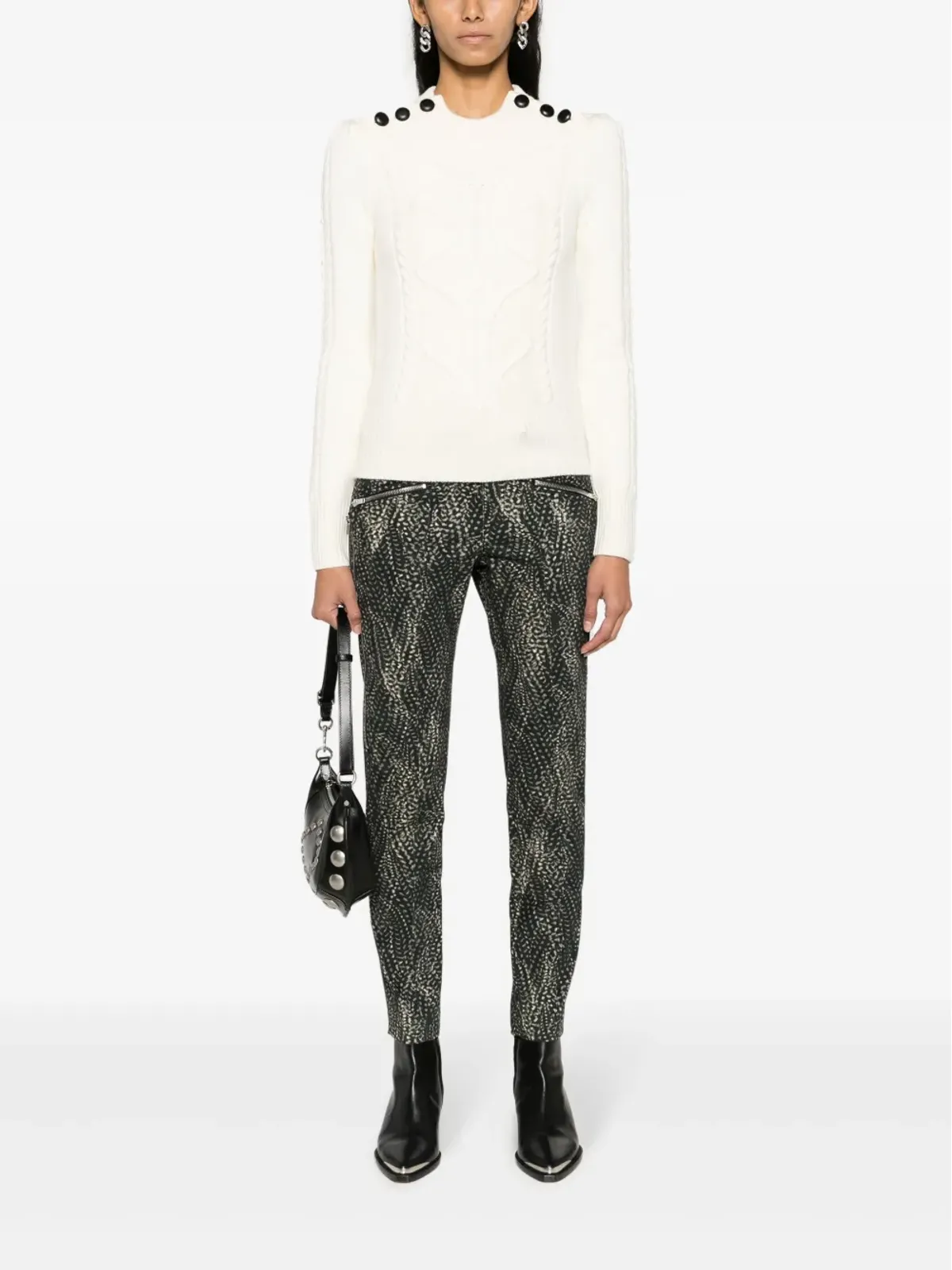 ISABEL MARANT Izis スリムフィットパンツ - 画像2