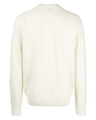 Altea オフホワイト 丸首 ヴァージンウール ニットセーター - サムネイル2