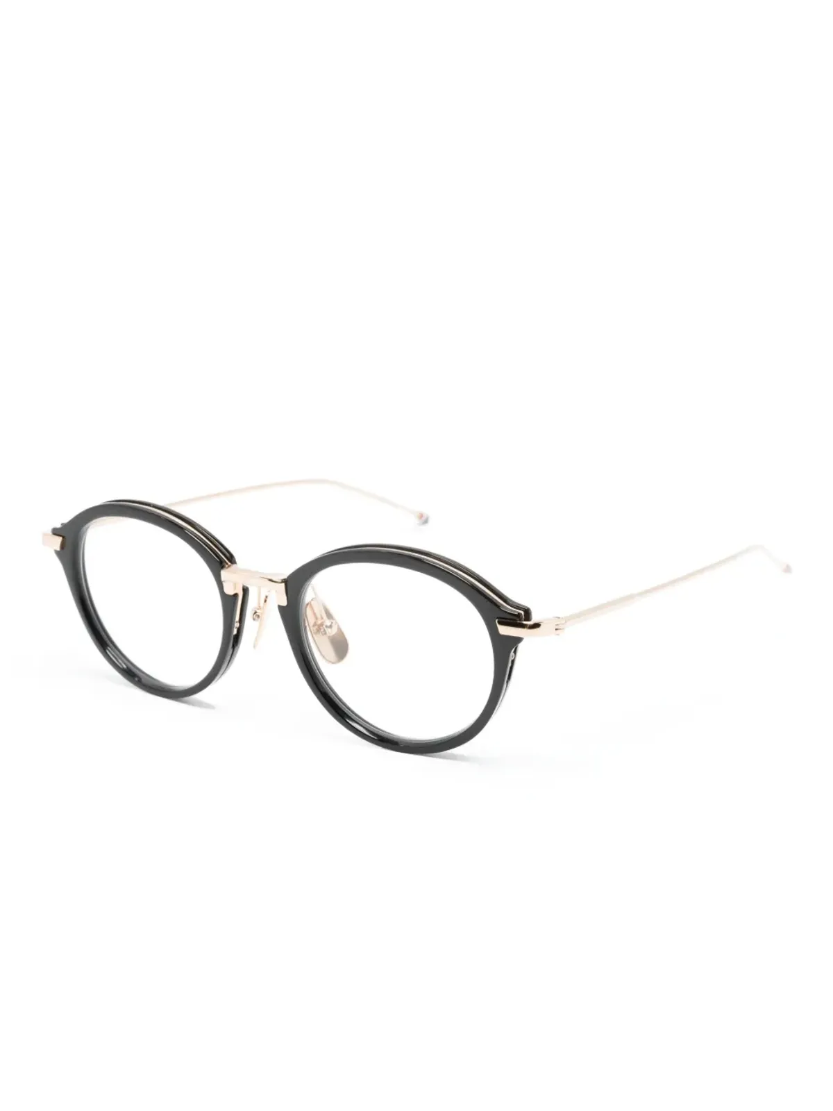 Thom Browne Eyewear パントスフレーム クリアグラス - ブラック - 画像2