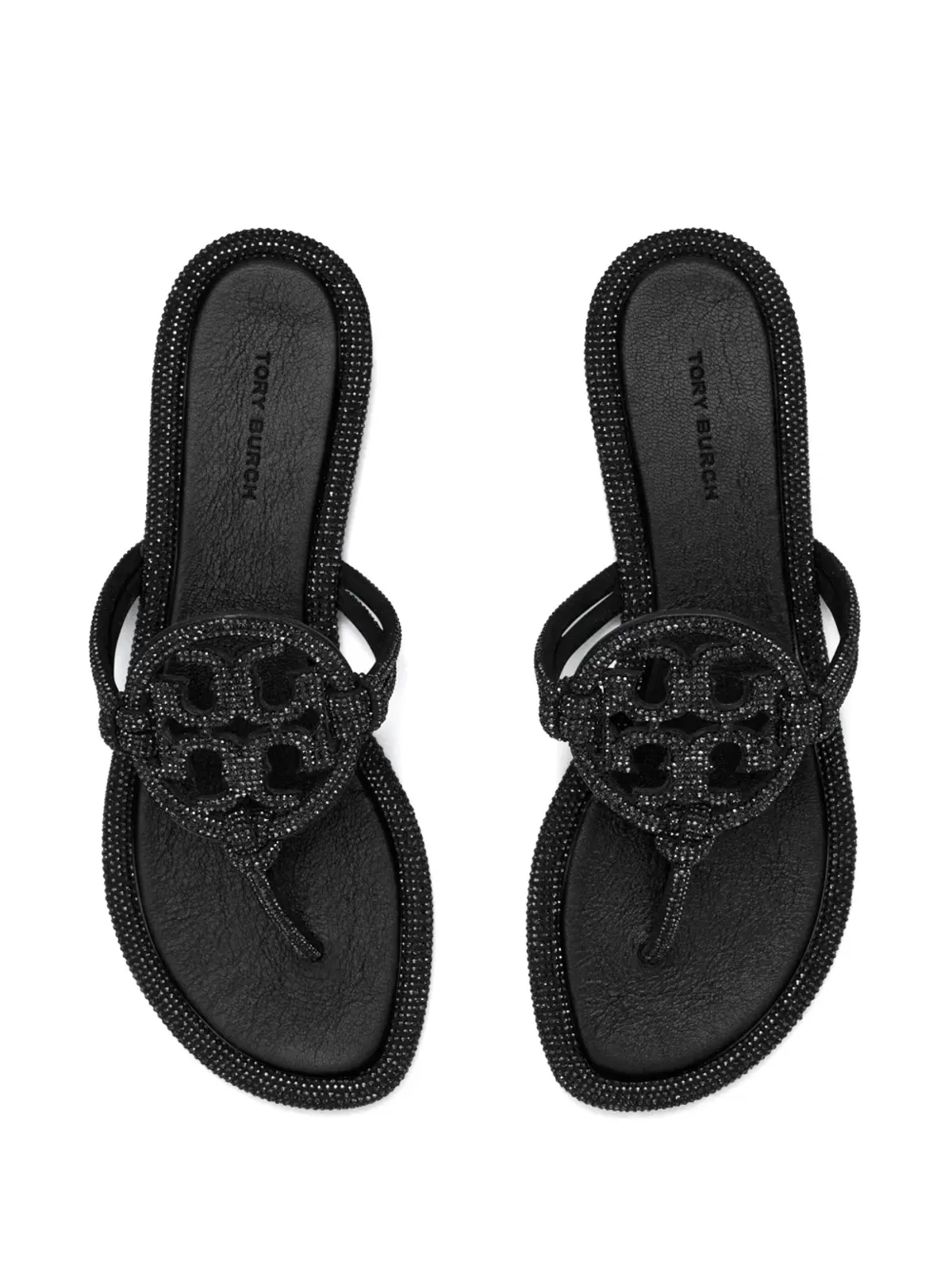 Tory Burch Miller クリスタル装飾付きスライドサンダル - 画像4