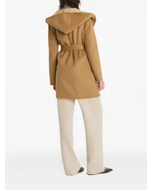 Tory Burch モノグラムジャカード ベルト付きウエストコート ブラウン - サムネイル3