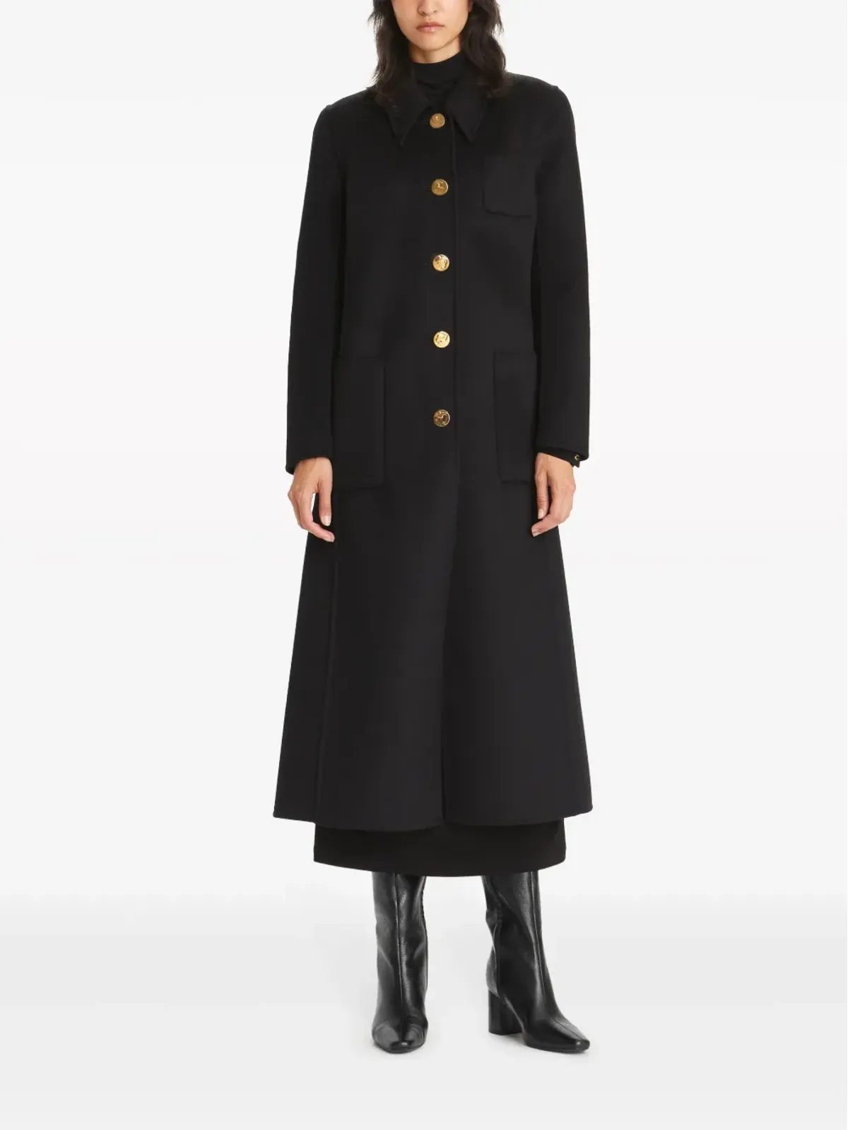 Tory Burch ブラッシュドウールコート - 画像2