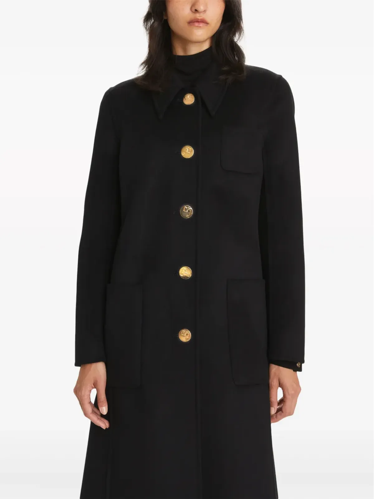 Tory Burch ブラッシュドウールコート - 画像4