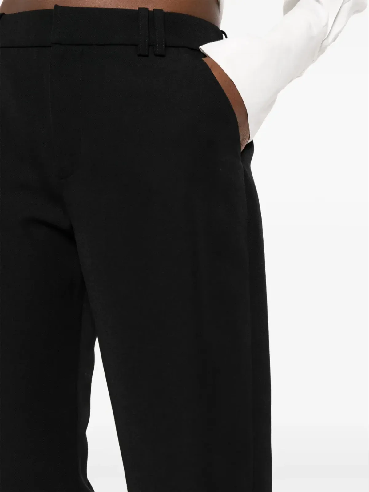 Balmain バージンウール クロップドパンツ - ブラック - 画像5