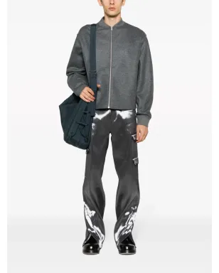 Jil Sander ジップアップ ウール ボンバー ジャケット - サムネイル2