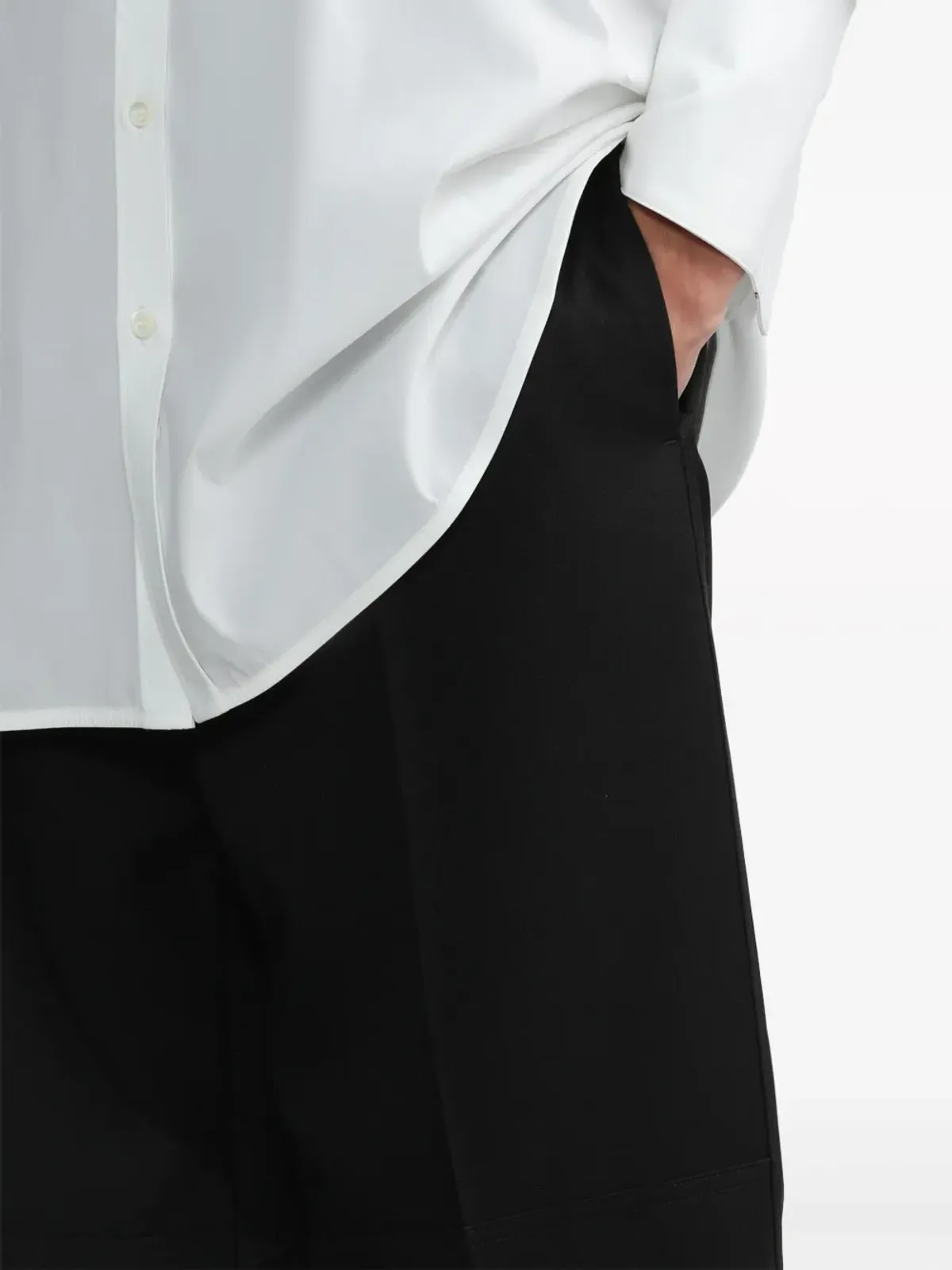 Jil Sander テーラード ワイドレッグ パンツ - 画像5