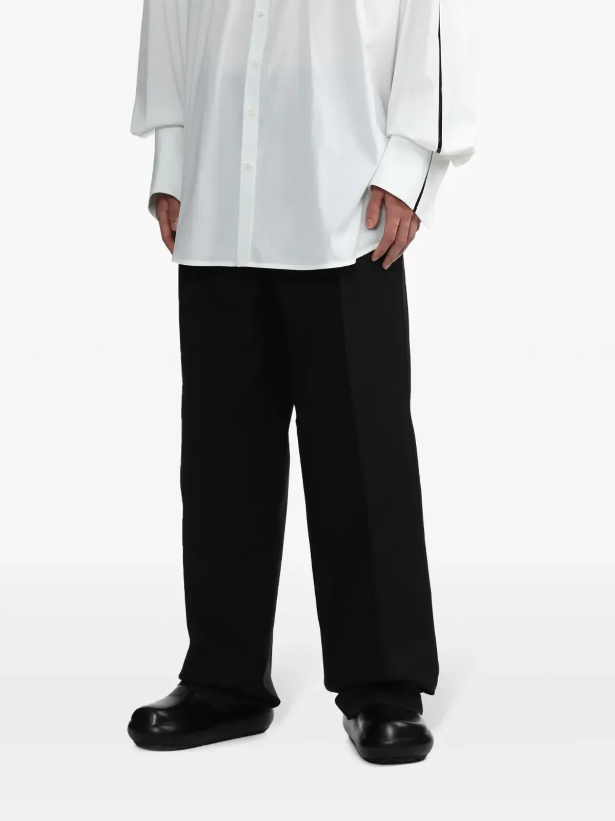 Jil Sander テーラード ワイドレッグ パンツ - 画像3