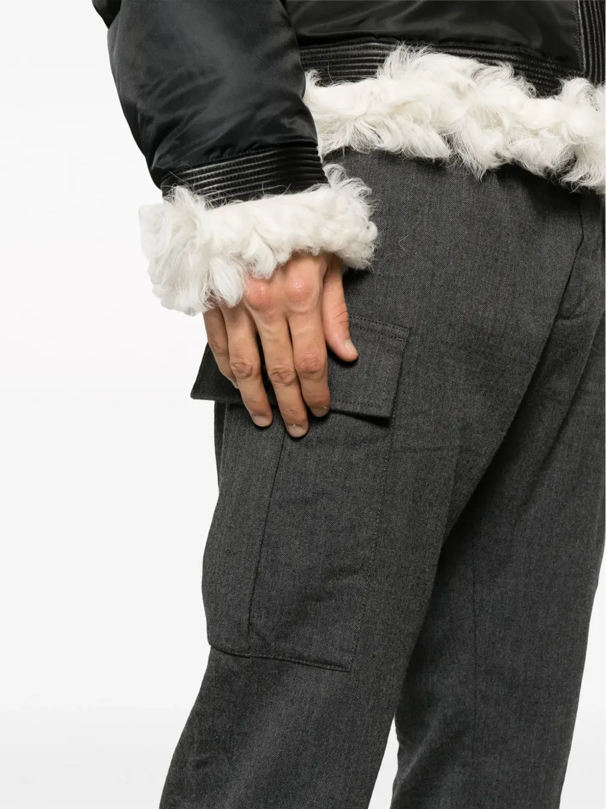DSQUARED2 ミッドライズ テーパードパンツ - グレー - 画像5