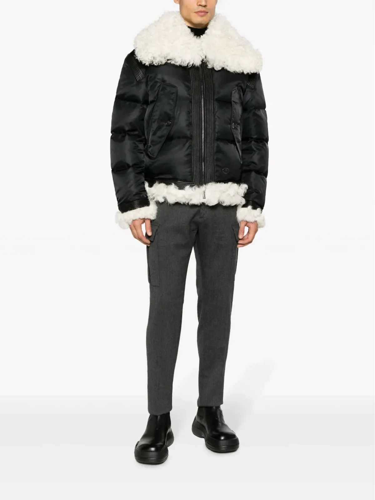 DSQUARED2 ミッドライズ テーパードパンツ - グレー - 画像2