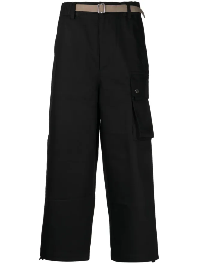 Spoonyard Spoonyard クロップドワイドレッグカーゴパンツの商品画像