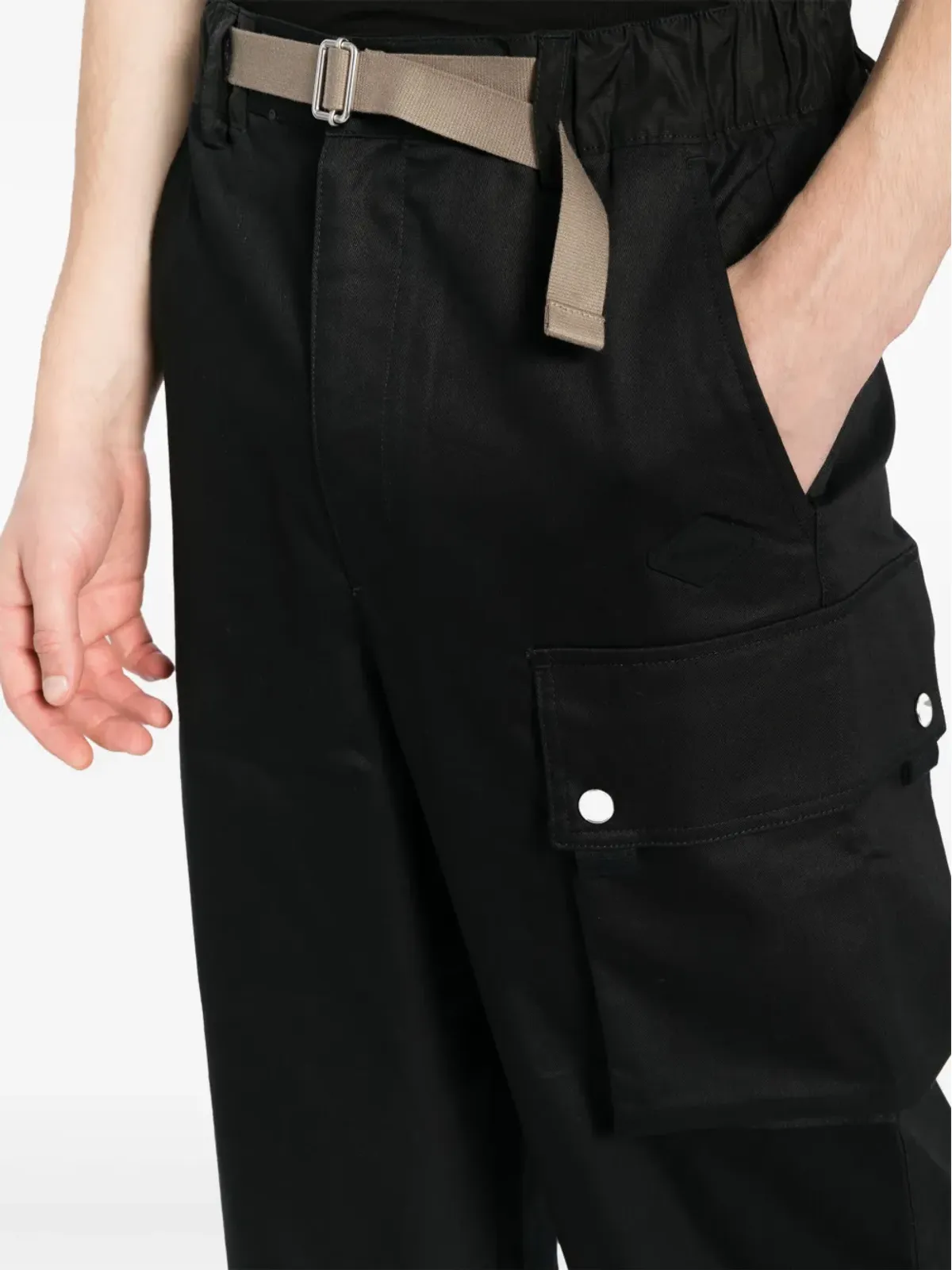 Spoonyard クロップドワイドレッグカーゴパンツ - 画像5