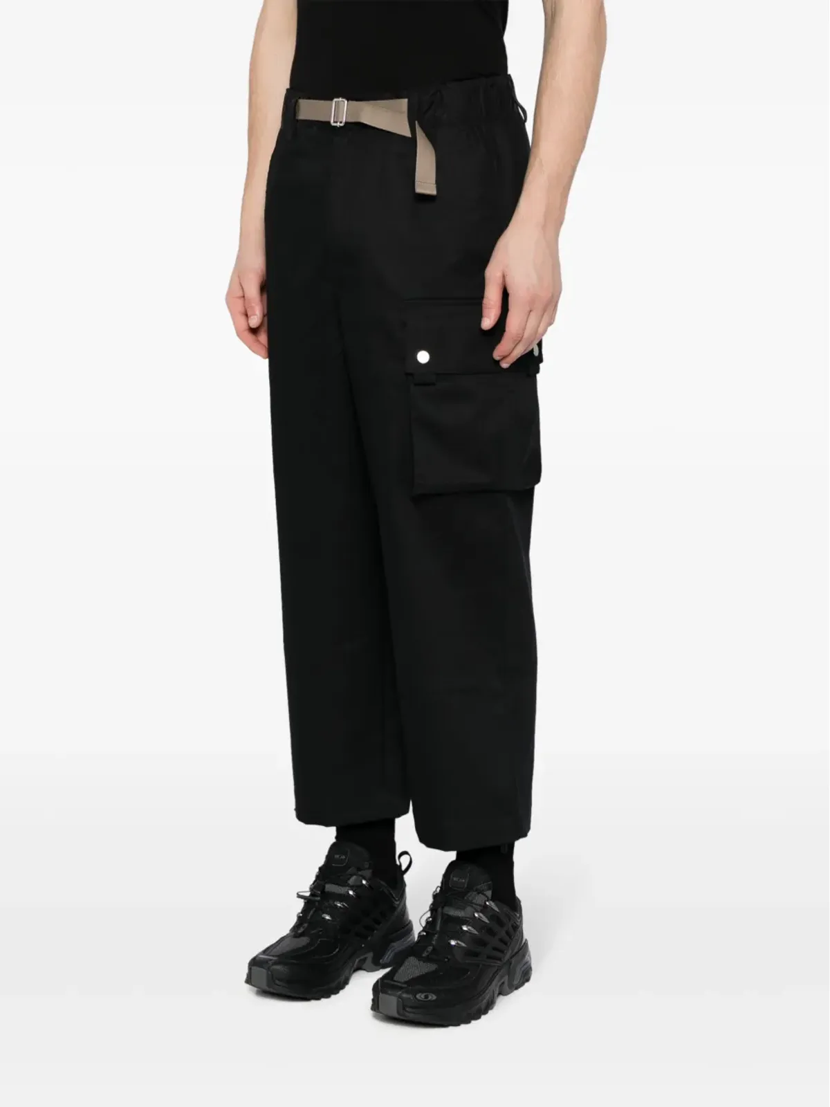 Spoonyard クロップドワイドレッグカーゴパンツ - 画像3