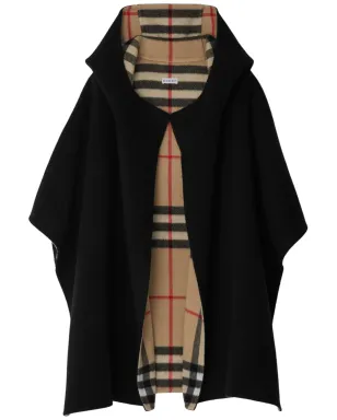 Burberry フード付きカシミヤケープ - サムネイル1