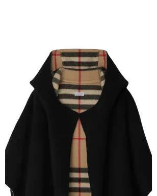 Burberry フード付きカシミヤケープ - サムネイル2