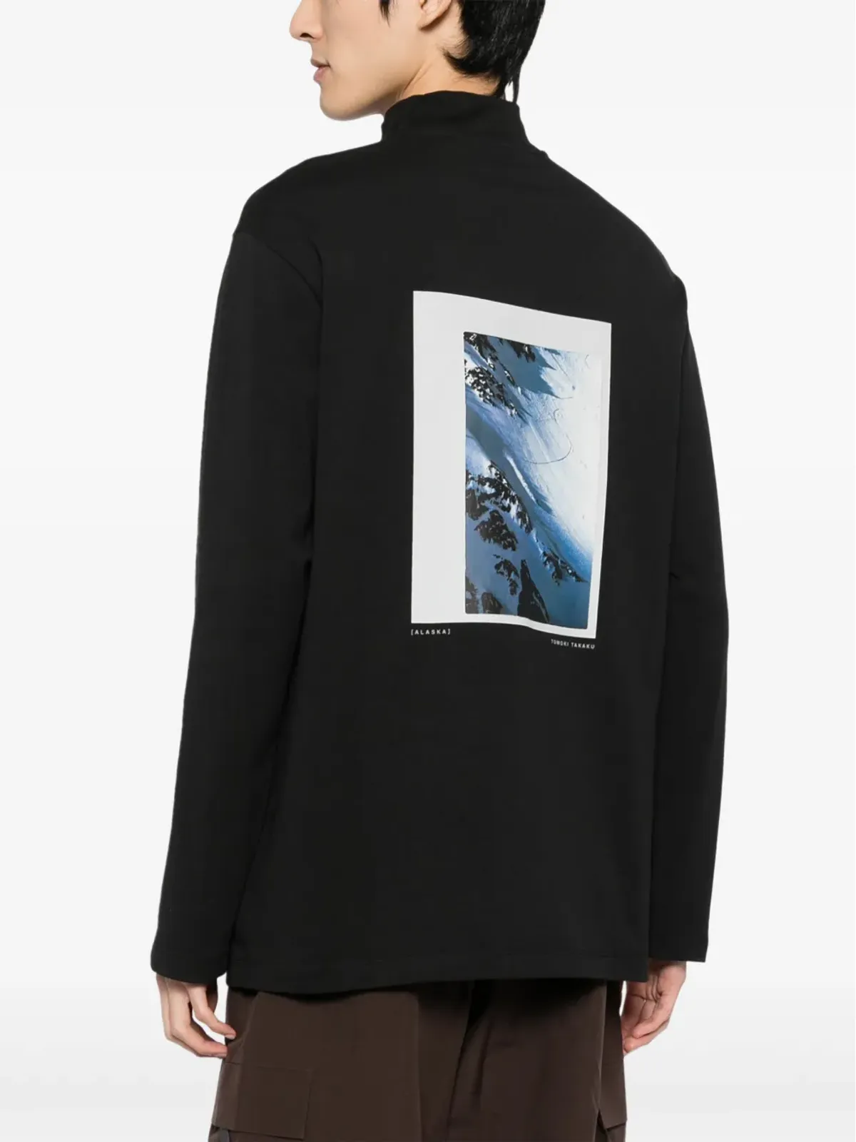 Spoonyard モックネック コットン Tシャツ - 画像5