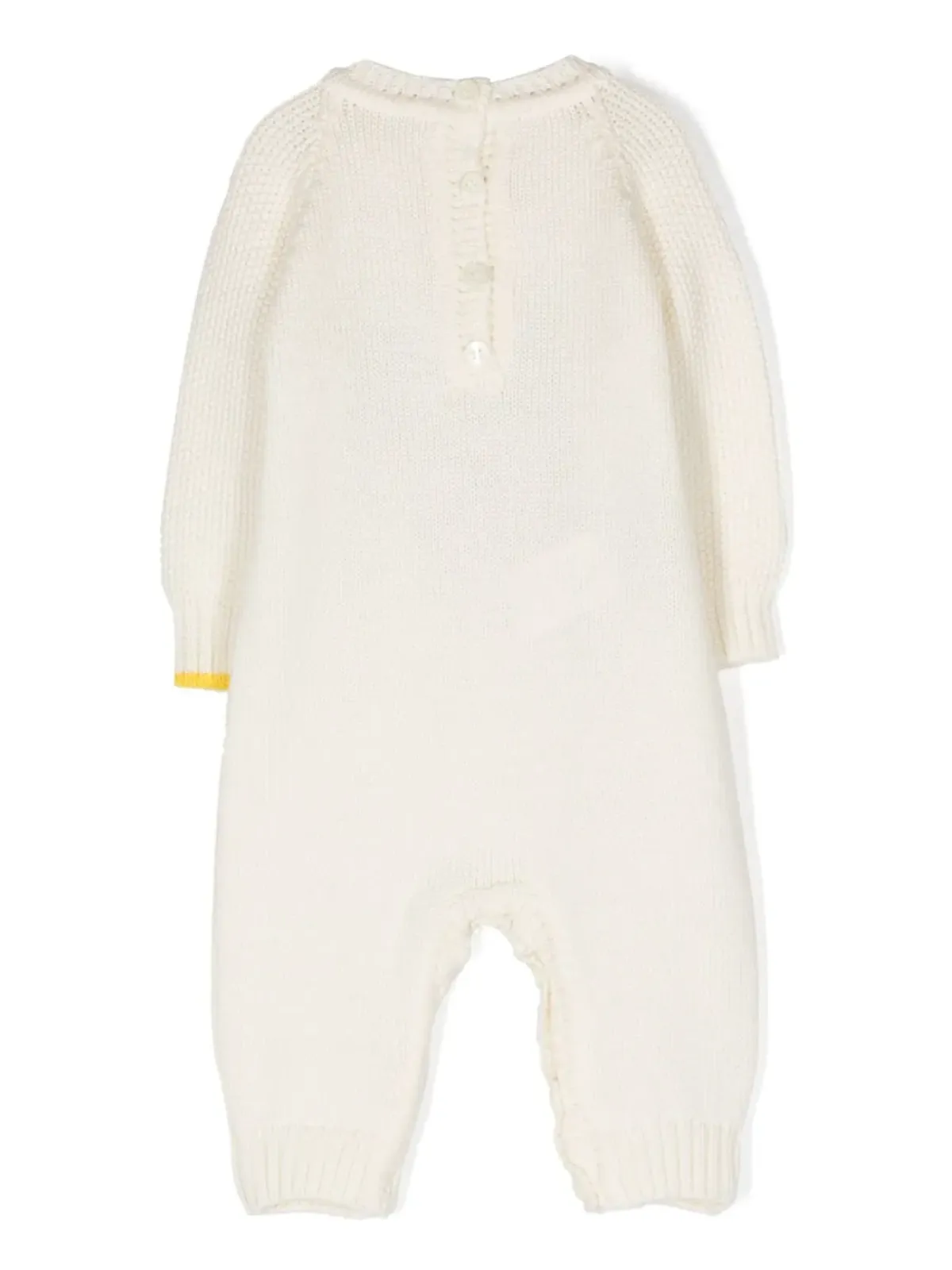 Gensami kids Alpachino knitted onesie - White - 画像2