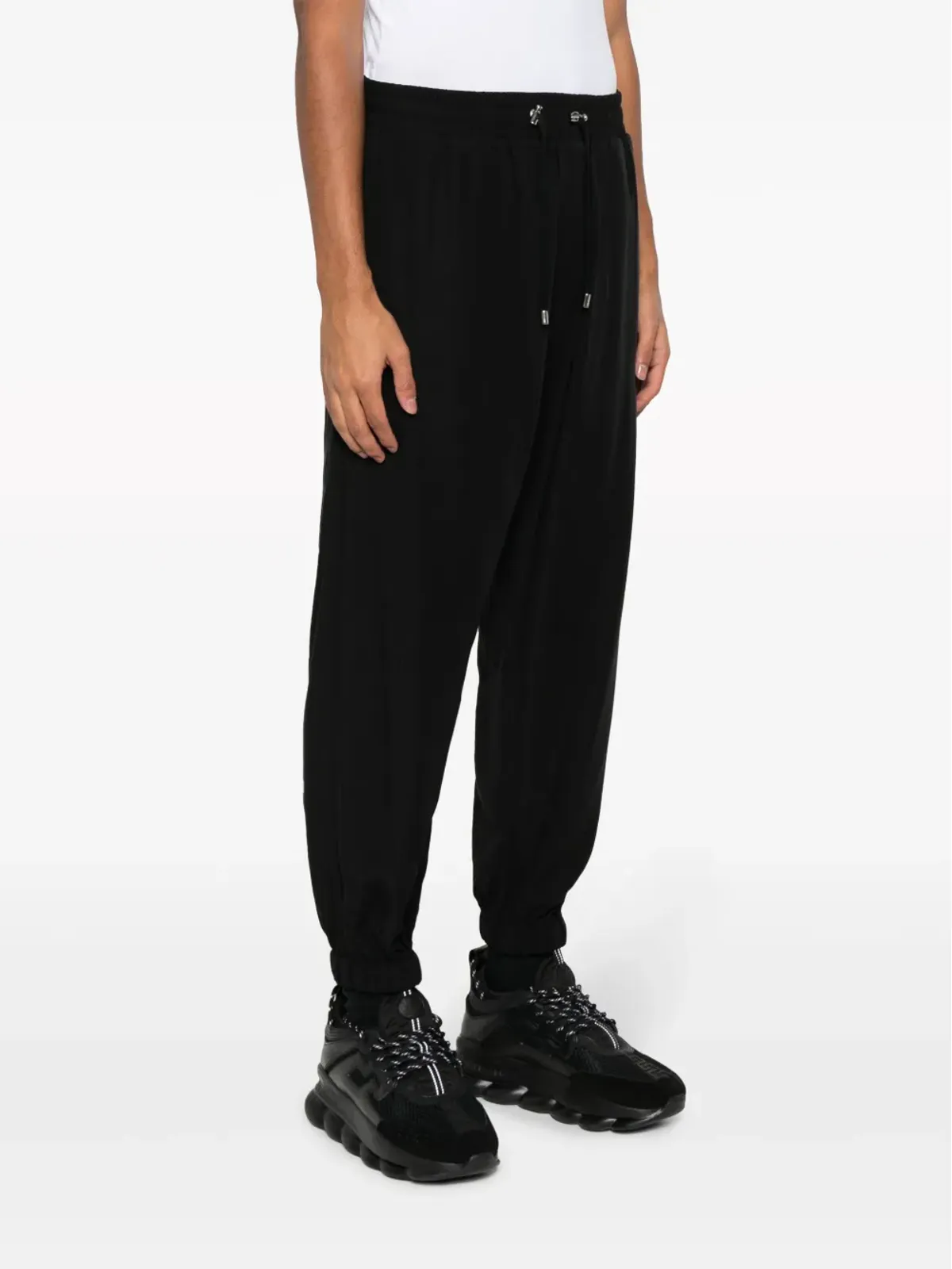 Balmain 滑らかなコットンのトラックパンツ ブラック - 画像3