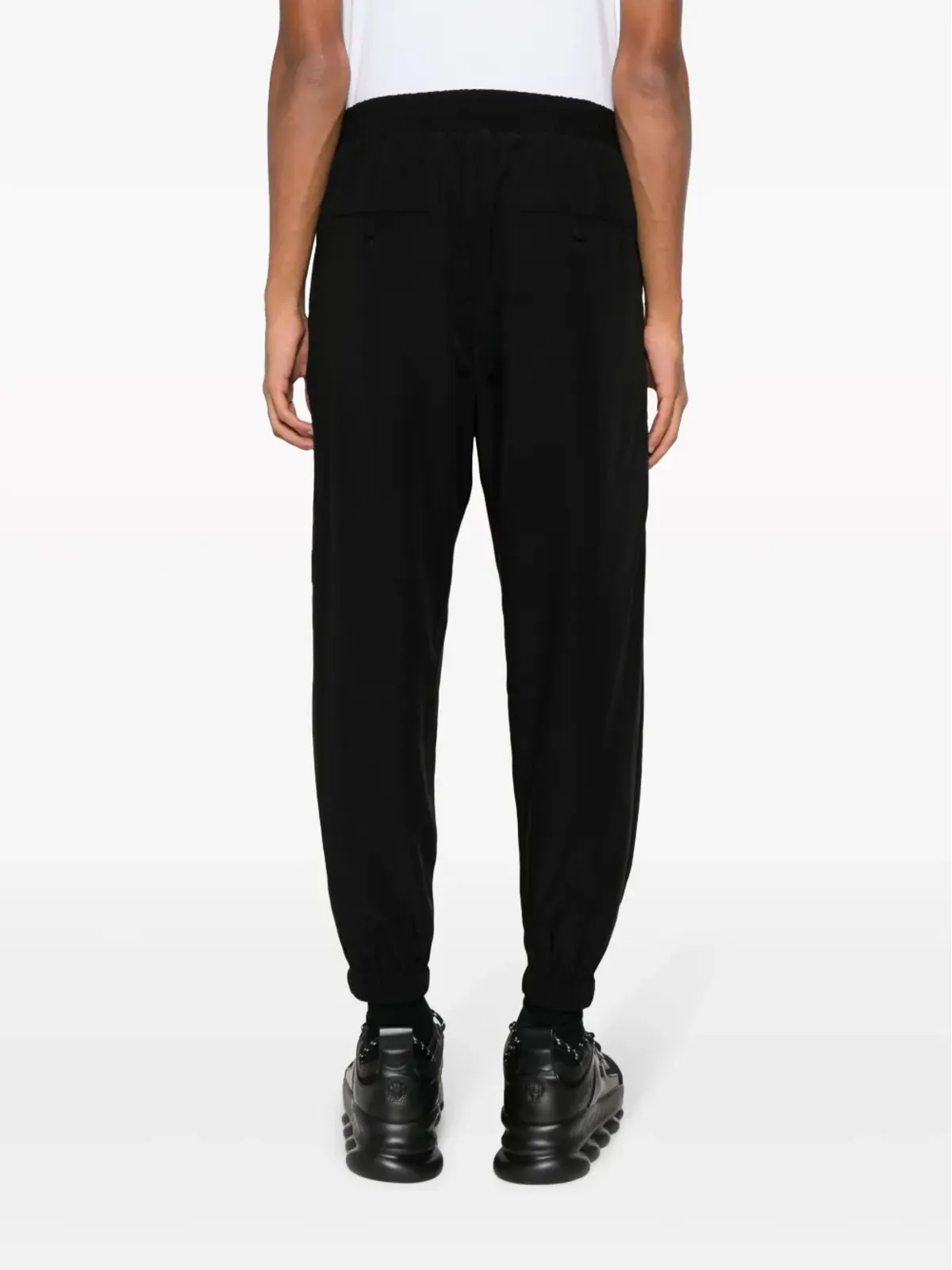 Balmain 滑らかなコットンのトラックパンツ ブラック - 画像4