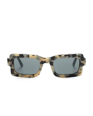 Marni Eyewear Lake Vostok スクエアフレーム サングラス - ブラック - サムネイル1