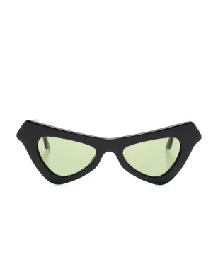 Marni Eyewear フェアリープール ロゴ刻印 キャットアイ サングラス - サムネイル1