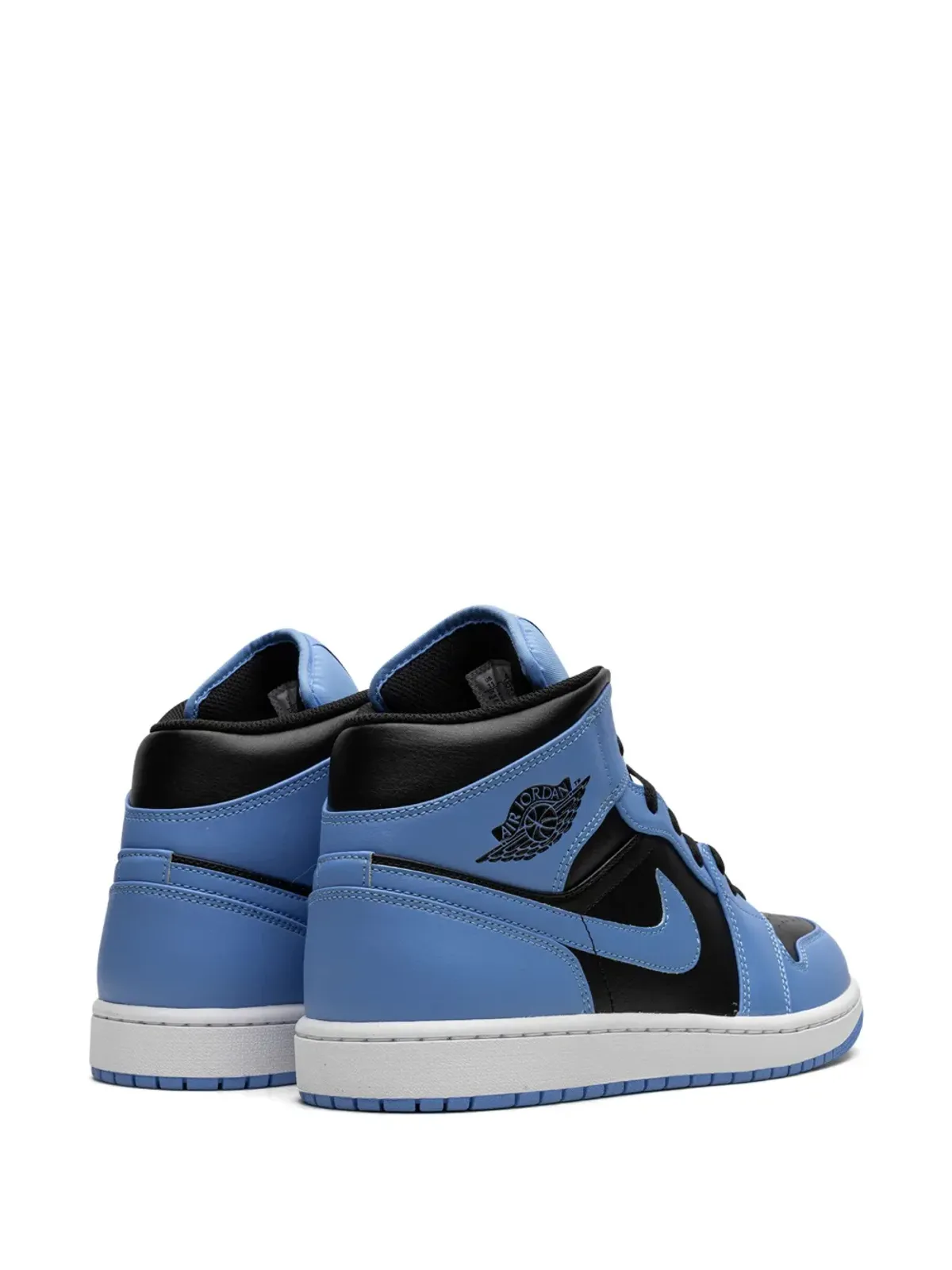 Jordan エアジョーダン 1 ミッド ユニバーシティブルー/ブラック スニーカー - 画像3