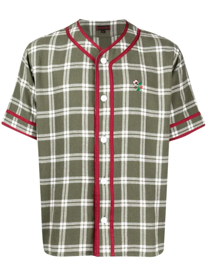 CLOT CLOT チェック柄ストライプエッジシャツの商品画像