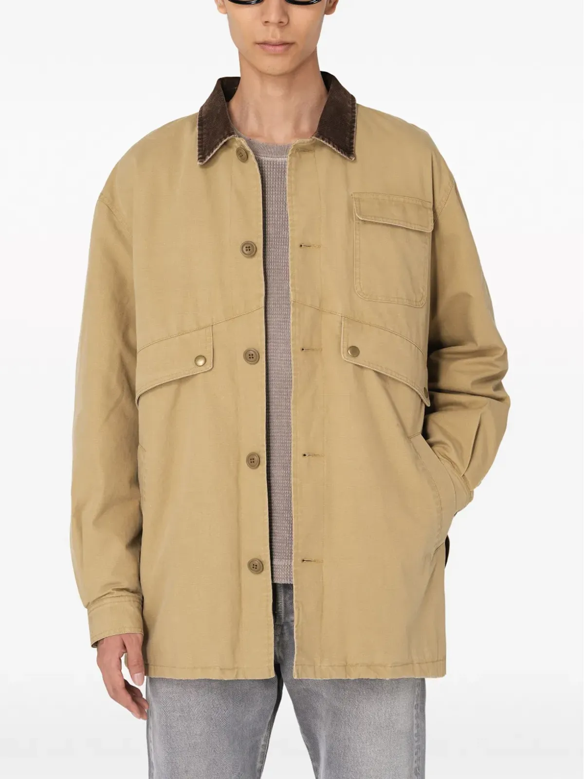 John Elliott Hunting Field cotton jacket - Neutrals - 画像5