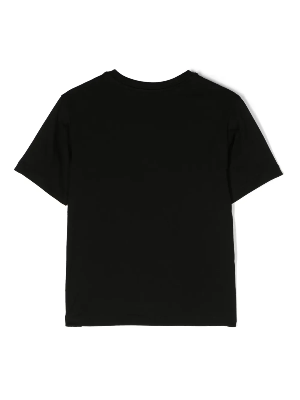 Dolce & Gabbana Kids ロゴプリント クルーネック Tシャツ - ブラック - 画像2