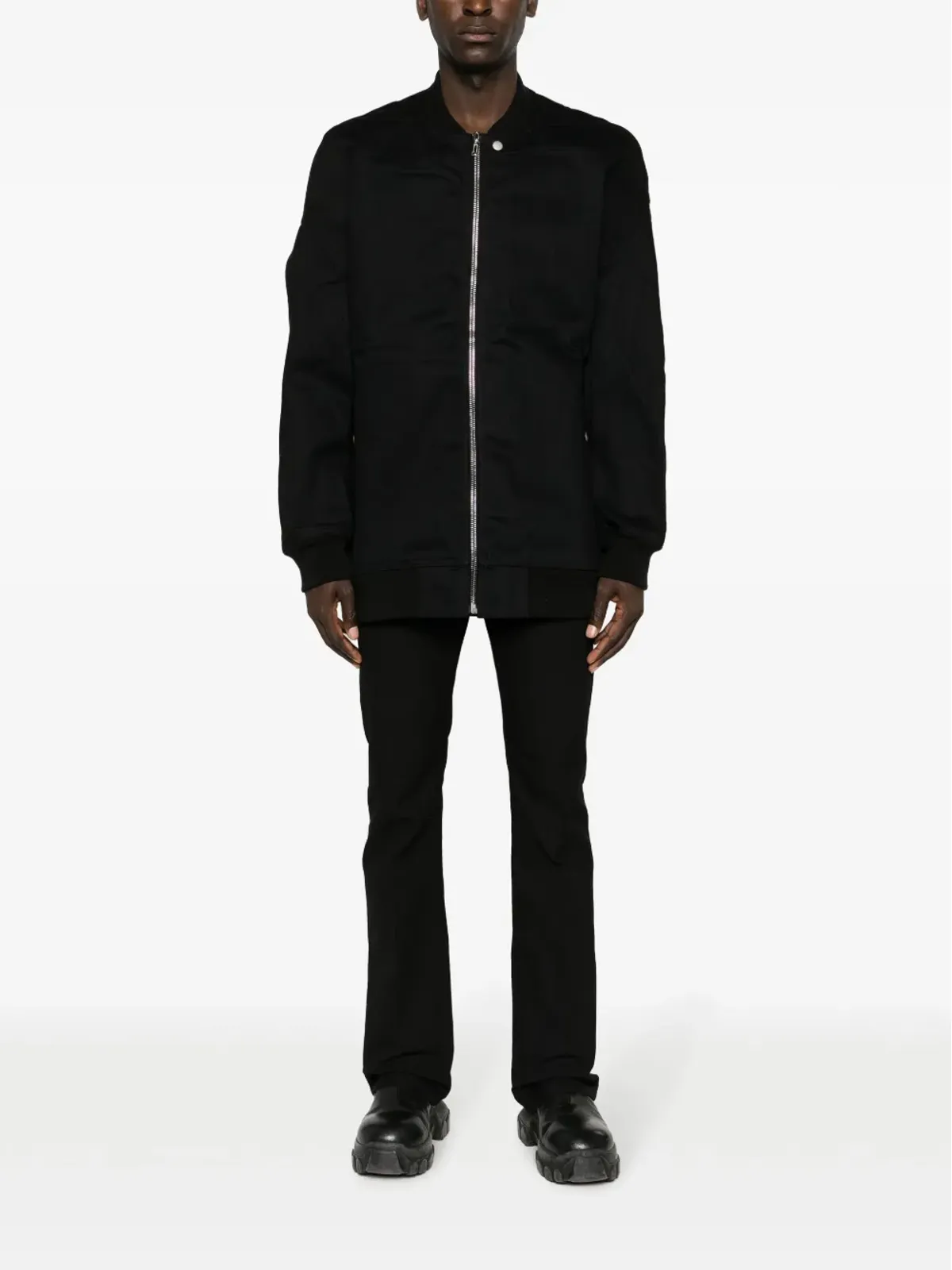 Rick Owens DRKSHDW コットンボンバージャケット ブラック - 画像2