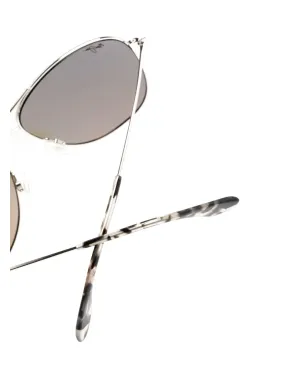 Maui Jim クリフハウス パイロットフレーム サングラス - シルバー - サムネイル3