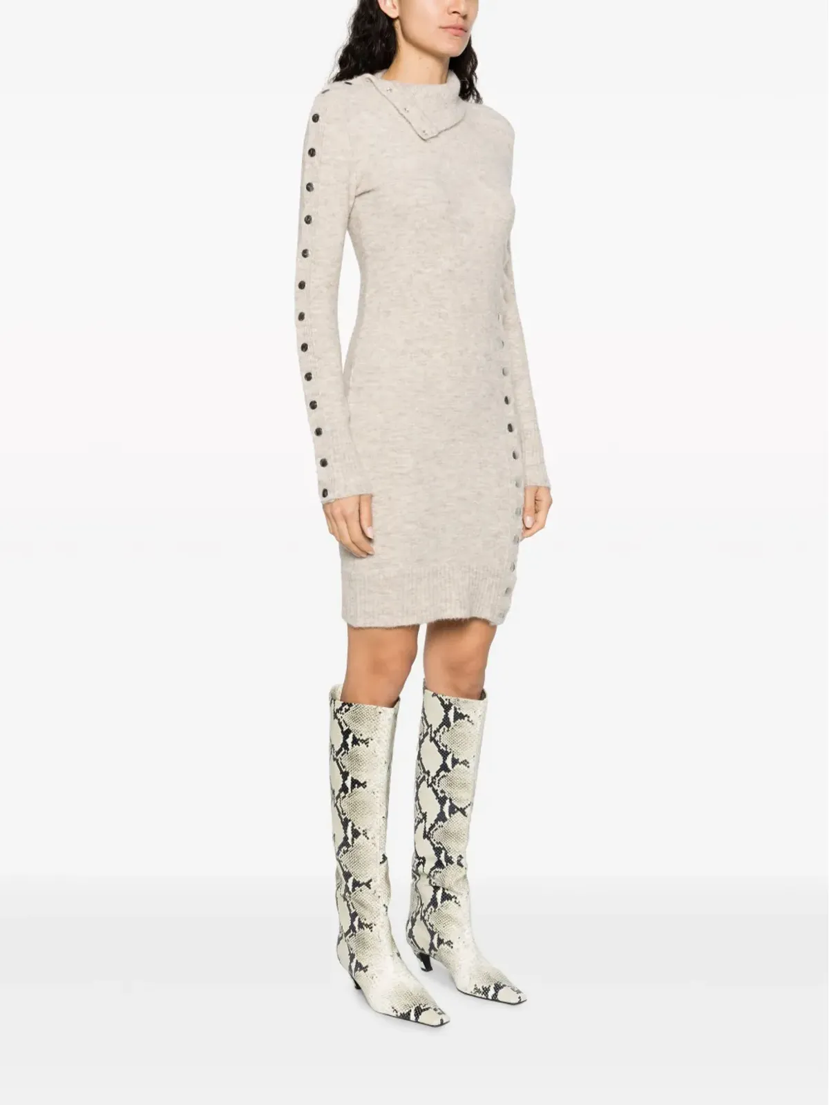 ISABEL MARANT Marina ニットドレス - ニュートラルカラー - 画像3