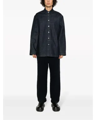 Jil Sander 長袖デニムシャツ - ブルー - サムネイル2