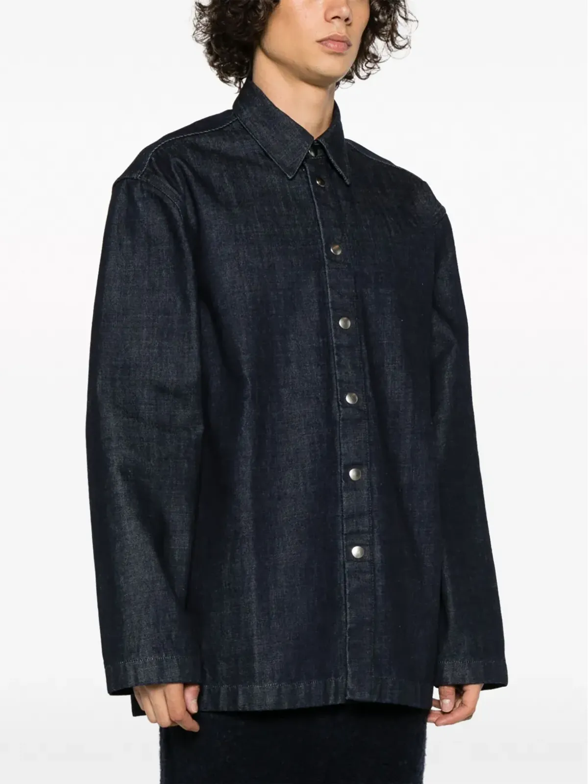 Jil Sander 長袖デニムシャツ - ブルー - 画像3