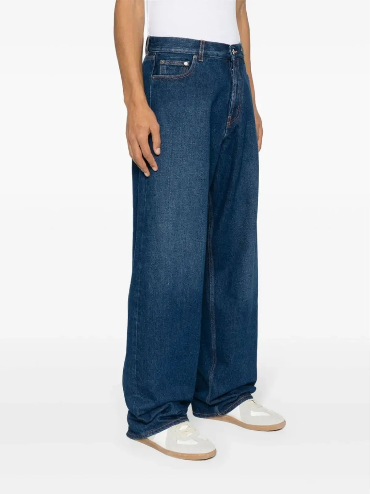 Off-White ファイブポケット バックパッチ ジーンズ - 画像3